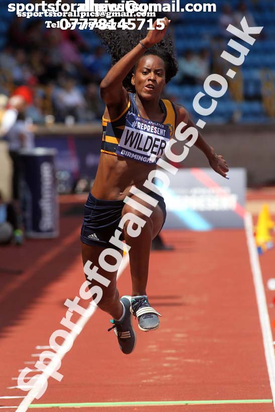 Womens triple jump, World Championship Team Trials, Alexander Stadium, Birmingham
